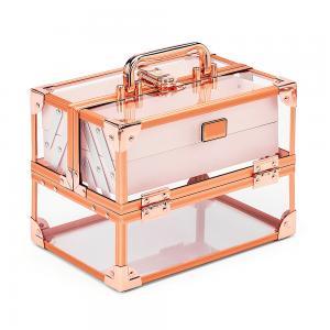 Aluminum Acrylic Train Case