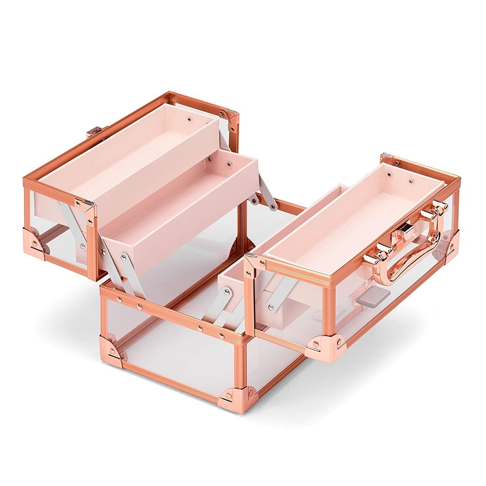 Aluminum Acrylic Train Case