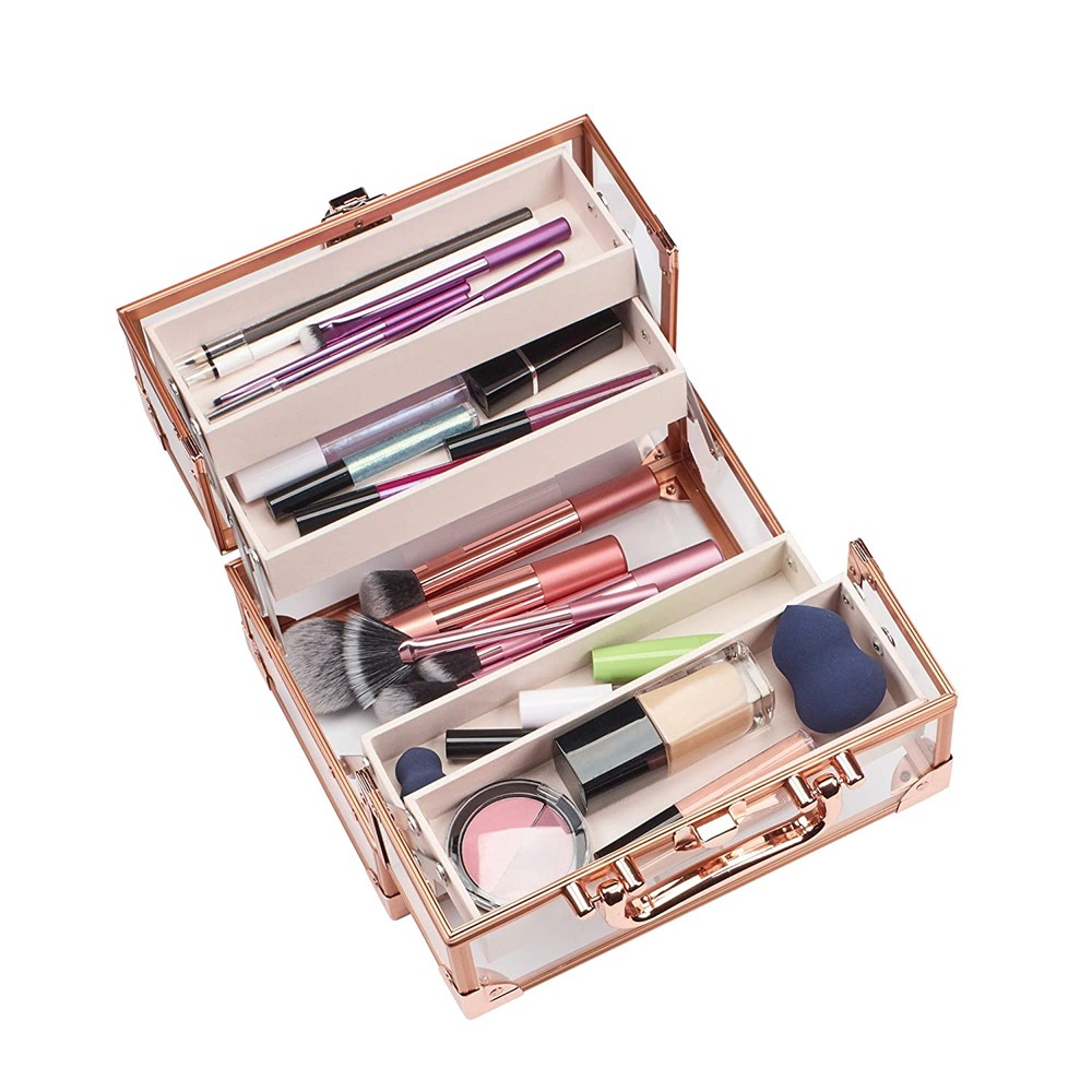 Aluminum Acrylic Train Case