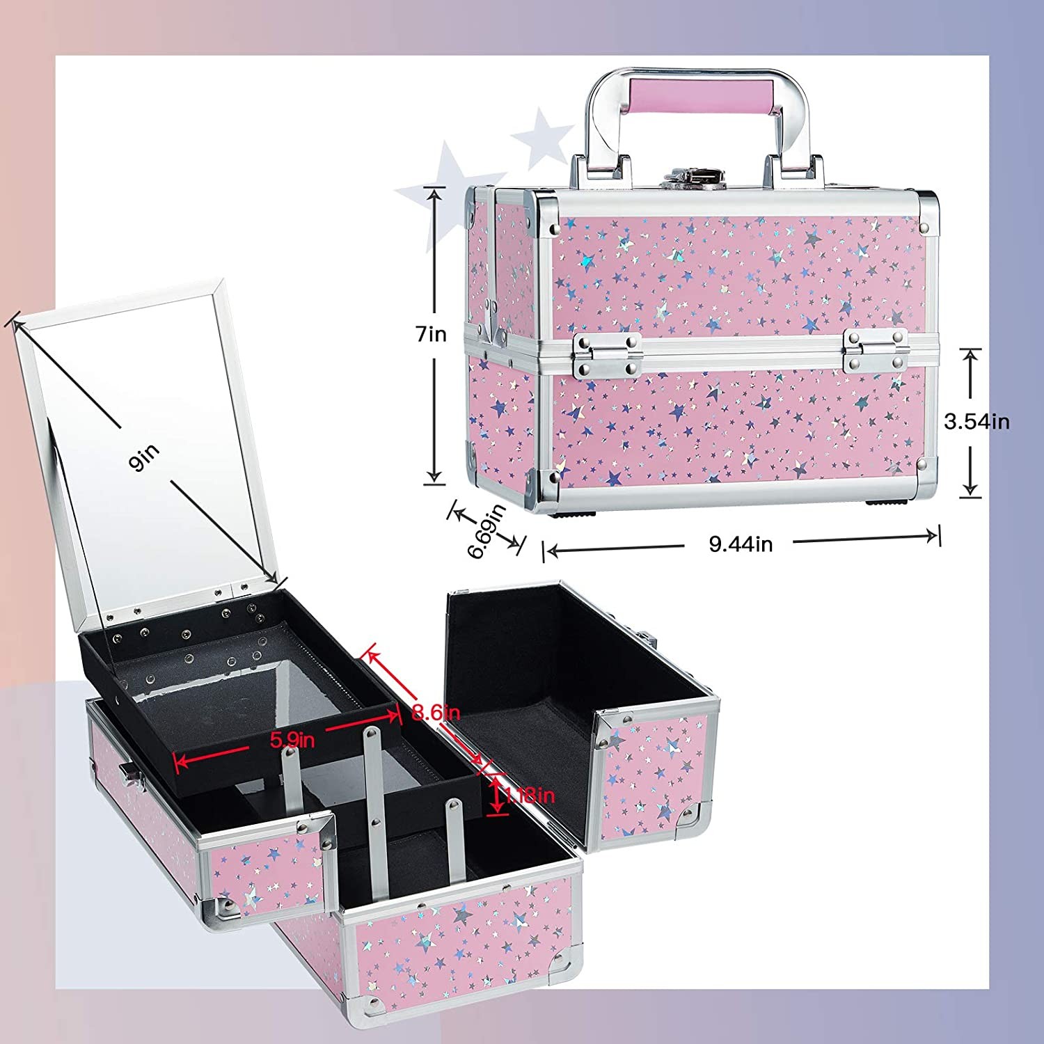 Aluminum Makeup Case