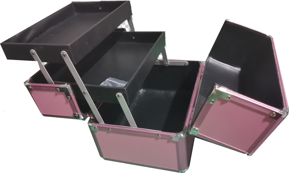 Aluminum Portable Makeup Box