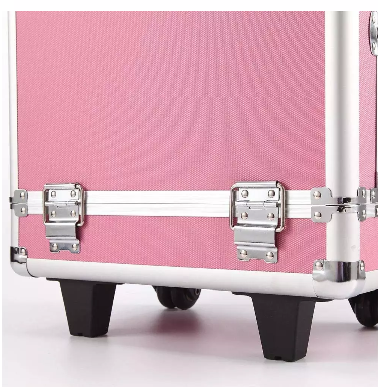 Aluminum Rolling Makeup Train Case