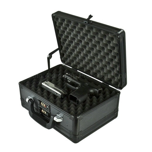 Double Aluminum Pistol Gun Case 