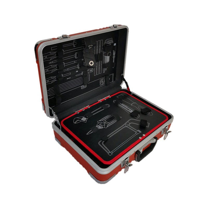 Red Ligh-duty ABS Case 