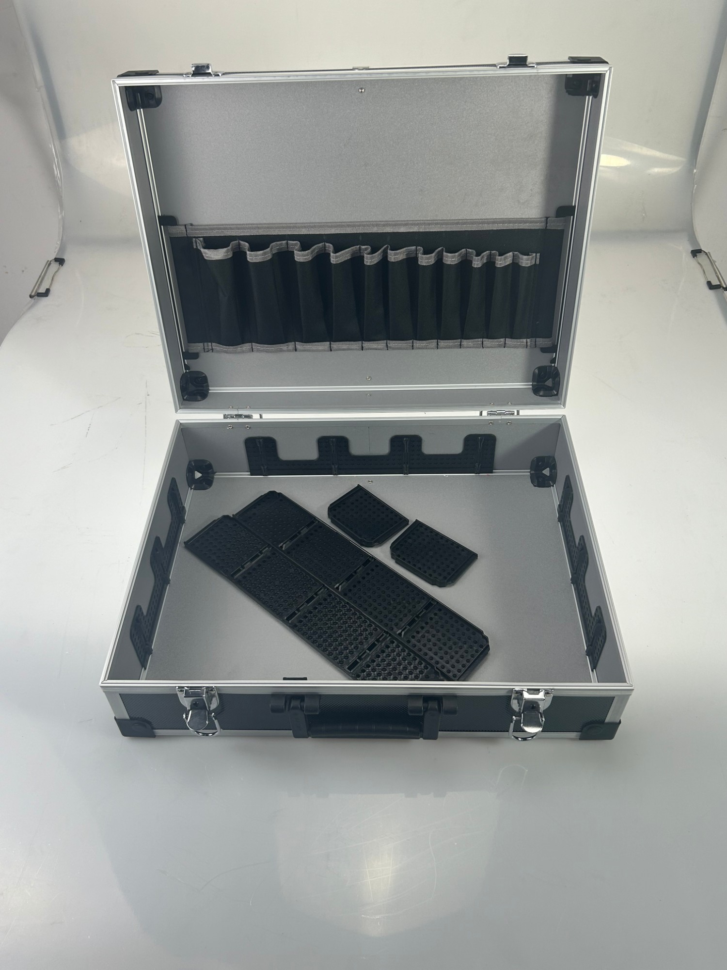 Universal Tool Box Empty Aluminium Customisable Compartment Toolbox 